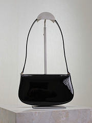 YSL Mini Voltaire In Patent Leather Black - 21x11x4.5cm - 5