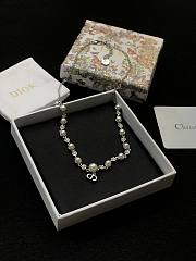 Dior Petit CD Treasure Necklace Silver - 1