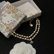 Dior Petit CD Treasure Necklace Gold D03S - 1