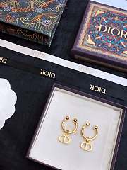 Dior Petit CD Cuff Earrings Gold  - 4