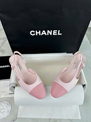 Chanel Slingbacks Lambskin Pink 2cm - 5