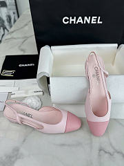 Chanel Slingbacks Lambskin Pink 2cm - 2