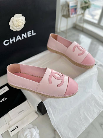 Chanel Espadrilles Lambskin Pink