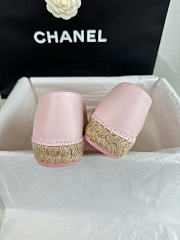 Chanel Espadrilles Lambskin Pink - 6