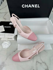 Chanel Slingbacks Lambskin Pink 6.5cm - 5