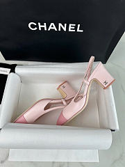 Chanel Slingbacks Lambskin Pink 6.5cm - 2