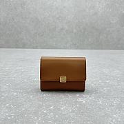 Miumiu Leather Card Holder Brown - 10.5x8.5cm - 1