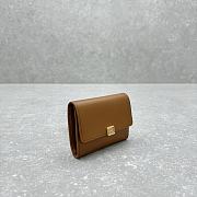 Miumiu Leather Card Holder Brown - 10.5x8.5cm - 5