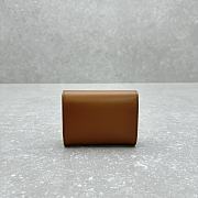 Miumiu Leather Card Holder Brown - 10.5x8.5cm - 4