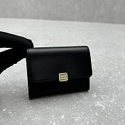 Miumiu Leather Card Holder Black - 10.5x8.5cm - 4