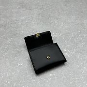 Miumiu Leather Card Holder Black - 10.5x8.5cm - 2