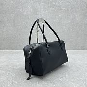 The Row EW Bowling Bag in Caviar Leather Black - 33×18×39cm - 3