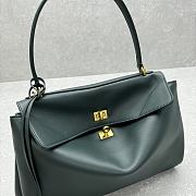 Balenciaga Women's Rodeo Medium Handbag in Pine Green - 35x23x11cm - 4