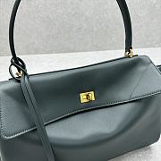 Balenciaga Women's Rodeo Medium Handbag in Pine Green - 35x23x11cm - 3