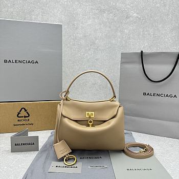 Balenciaga Women's Rodeo Mini Handbag in Latte - 23x10x18cm