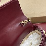 Gucci GG Marmont Super Mini Bag Burgundy - 16.5x10x4.5cm - 6