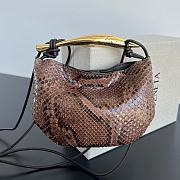 Bottega Veneta Baby Sardine Python Fondant - 20x12x2.5cm - 1