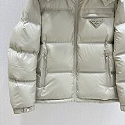 Prada Padded Jacket With Logo Beige - 2