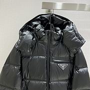 Prada Padded Jacket With Logo Black - 2