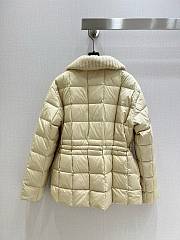 Moncler Antigone Leather Trimmed Short Down Jacket - 2