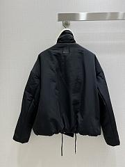 Loewe Puffer Shearling Padded Jacket Logo Black - 3