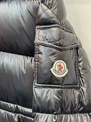 Moncler Cavettaz Hooded Long Down Jacket Black - 3