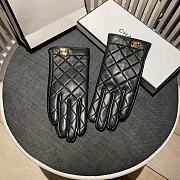 Chanel Lambskin Quilted Gloves - 1