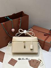 Loro Piana Extra Bag L27 Calfskin Beige - 27x16x10cm - 1