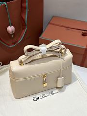 Loro Piana Extra Bag L27 Calfskin Beige - 27x16x10cm - 6