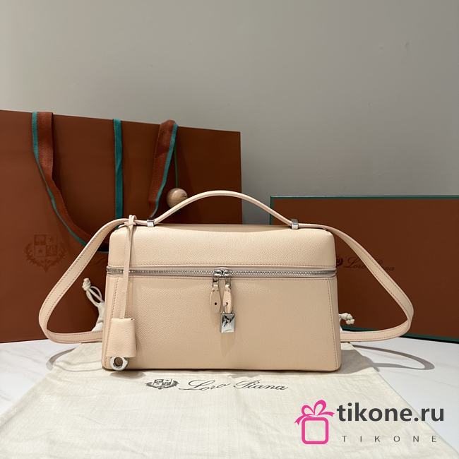 Loro Piana Extra Bag L27 Epsom Light Pink - 27x16x10cm - 1