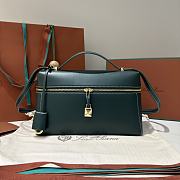 Loro Piana Extra Bag L27 Calfskin Green - 27x16x10cm - 1