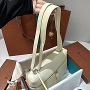 Loro Piana Extra Bag L27 Calfskin Off White - 27x16x10cm - 4