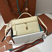 Loro Piana Extra Bag L27 Calfskin Off White - 27x16x10cm - 2