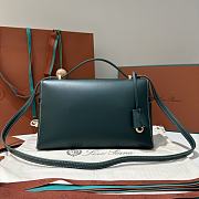 Loro Piana Extra Bag L27 Calfskin Green - 27x16x10cm - 3