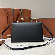 Loro Piana Extra Bag L27 Epsom Black - 27x16x10cm - 3