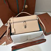 Loro Piana Extra Bag L27 Epsom Light Pink - 27x16x10cm - 2