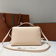 Loro Piana Extra Bag L27 Epsom Light Pink - 27x16x10cm - 3