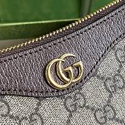 Gucci Ophidia Small Shoulder Bag Beige And Dark Brown GG - 25x15.5x6cm - 2