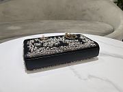 Dior Medium Lady D-Joy Bag Black With Diamond - 26x13.5x5cm - 6