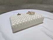 Dior Small Lady D-joy Bag Resin Pearls 15625 - 26x13.5x5cm - 6