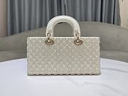 Dior Small Lady D-joy Bag Resin Pearls 15625 - 26x13.5x5cm - 5