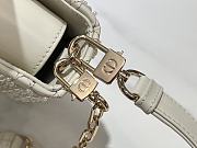 Dior Small Lady D-joy Bag Resin Pearls 15625 - 26x13.5x5cm - 4