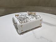 Dior Small Lady Bag White 15627 - 17x15x7cm - 4