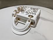 Dior Small Lady Bag White 15627 - 17x15x7cm - 6