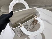 Dior Meidum Lady Bag White 15628 - 24x20x11cm - 4