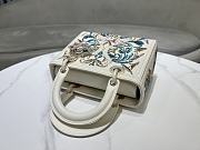 Dior Meidum Lady Bag White 15629 - 24x20x11cm - 4