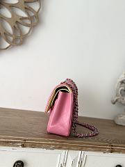 Chanel Classic Lamskin Two Sided Pink - 15.5×25.5×6.5cm - 3