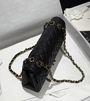 Chanel Large Classic Black Light Gold Caviar Bag - 30x19.510cm - 2