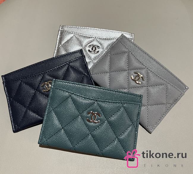 Chanel Classic Card Holder Caviar - 7.5x11.2x0.5cm - 1