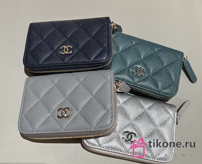 Chanel Classic Zipped Coin Purse Caviar - 7.5x11x2cm - 1